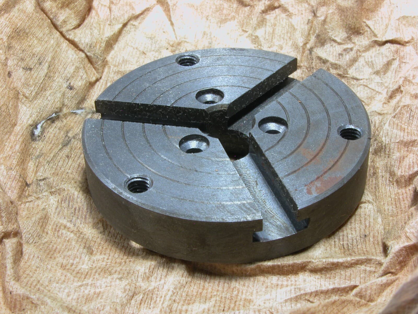 Unimat DB/SL T-Slotted Work & Fixture Plate & 3 Clamps, Ref No 1261 2