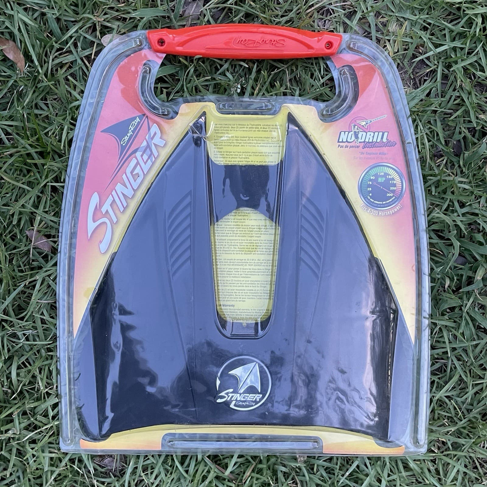 STINGRAY STINGER No Drill 4 to 300 hp Stabilizes Boat, Saves Fuel, Plane Quicker