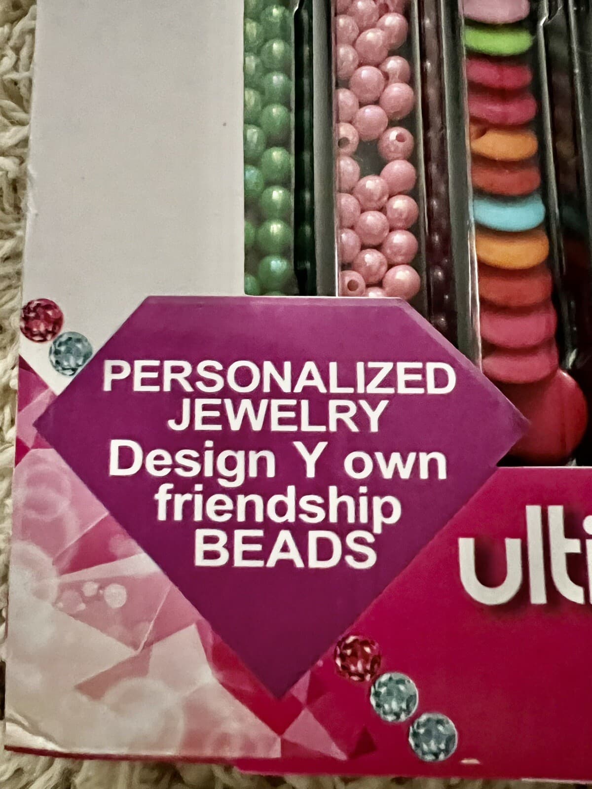 New~Crystal Chic~Ultimate Jewelry Center~Bead Kit~Personalized~Girls~572 PCs~Toy 4