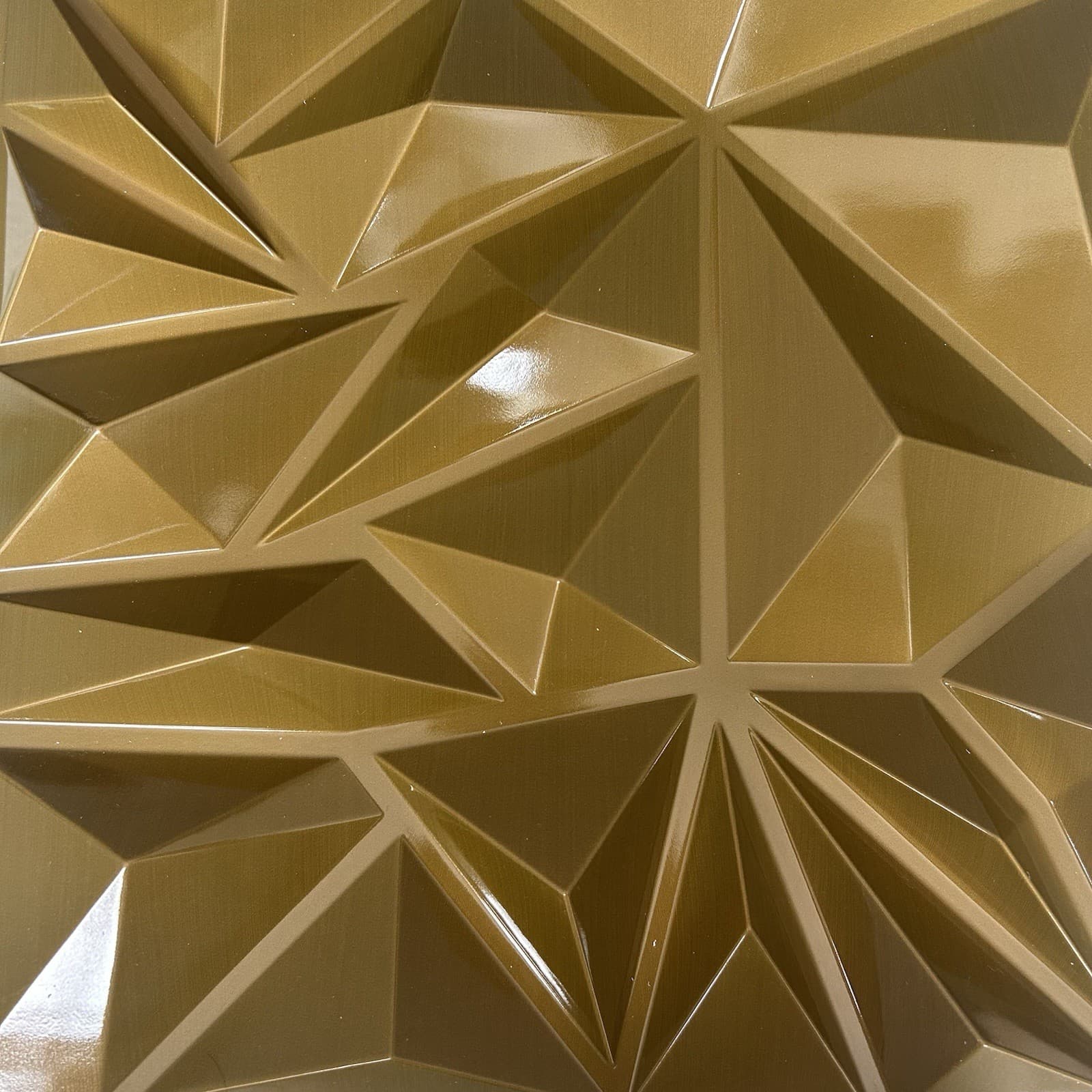 Art 3d 33pcs GOLDEN PVC 3D Wall Panels Ceiling Tiles, 11.8"x11.8" Each Piece