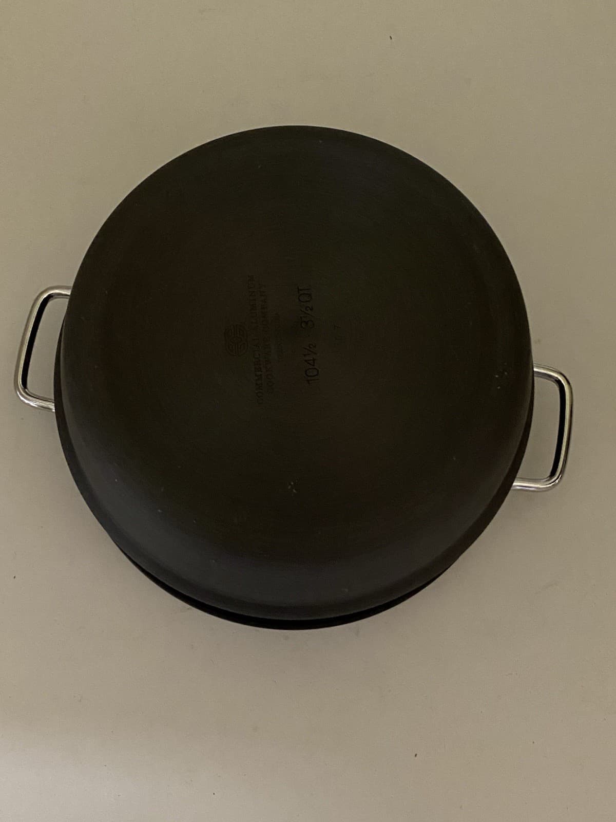 VTG Calphalon Commercial 3.5 Quart Double Boiler Insert 104 1/2 Made in USA 4