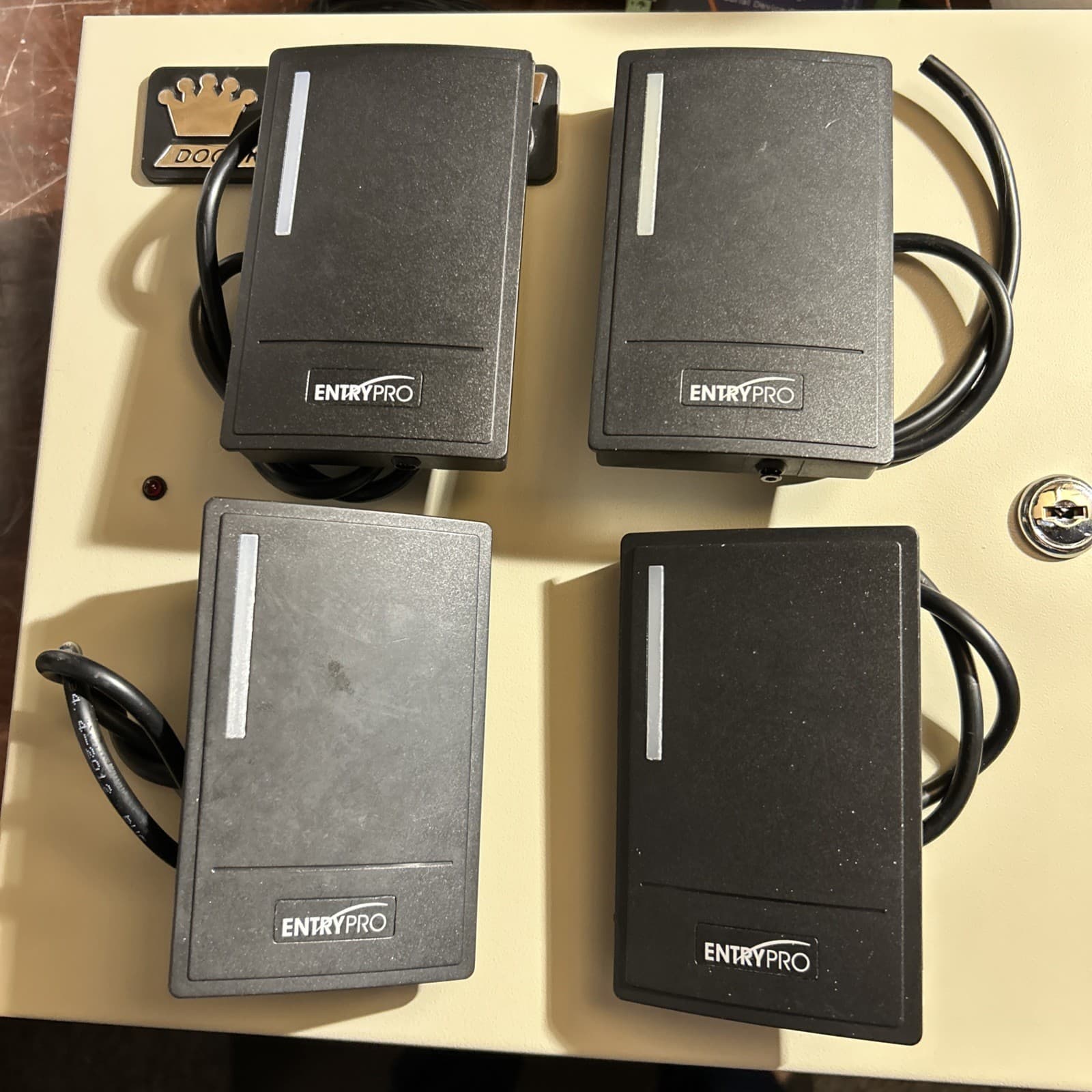 Doorking 1838-010 w/1830-404 chip plus 4 Prox Readers and 1830-180 Convertor  5