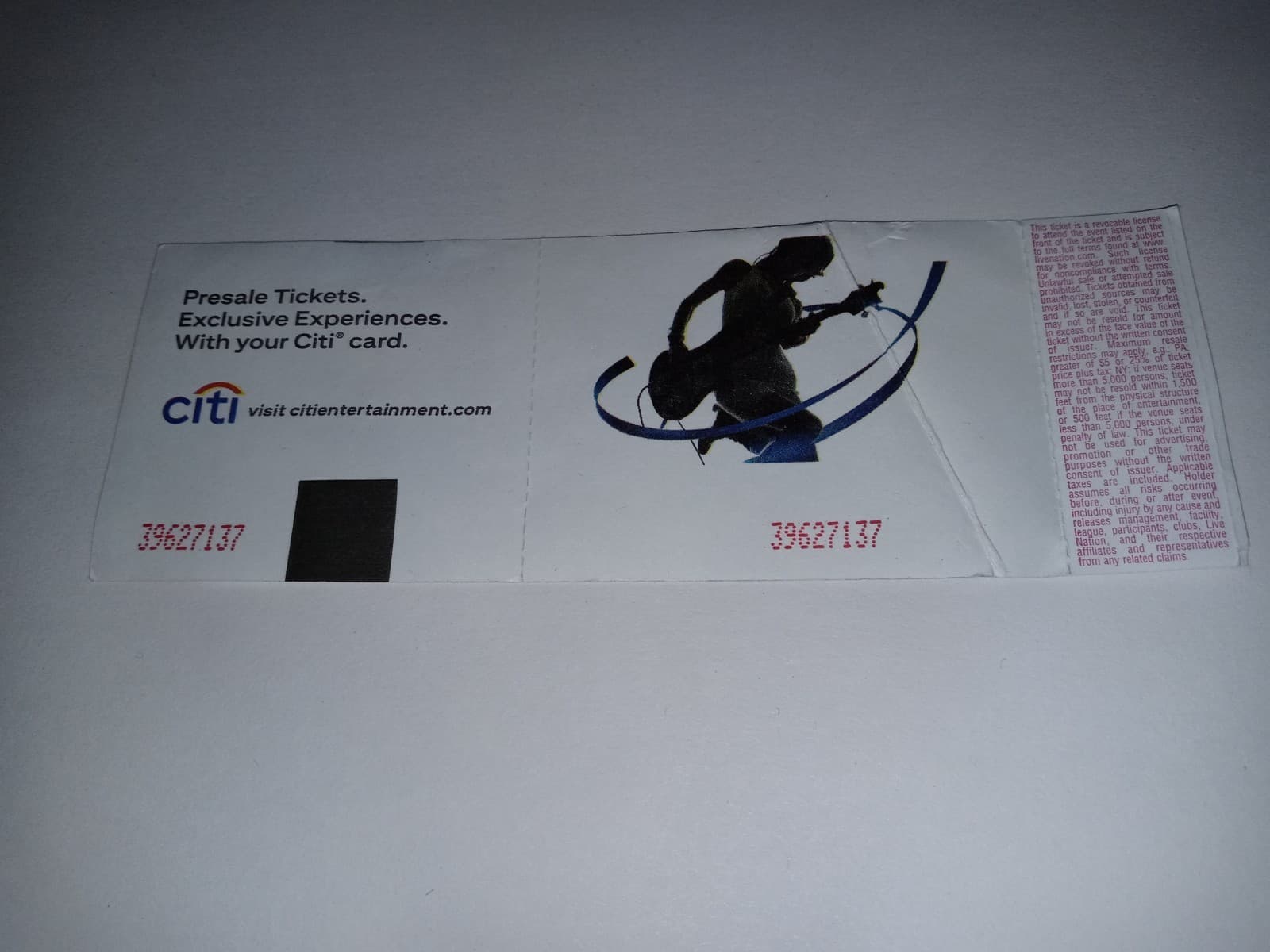 Billy Idol Joan Jett Chicago Tinley Park IL 8/14/2025 Concert Ticket Stub 4