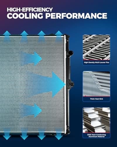  CU1998 Engine Radiator Replacement, Compatible with 1996-2002 4Runner  3