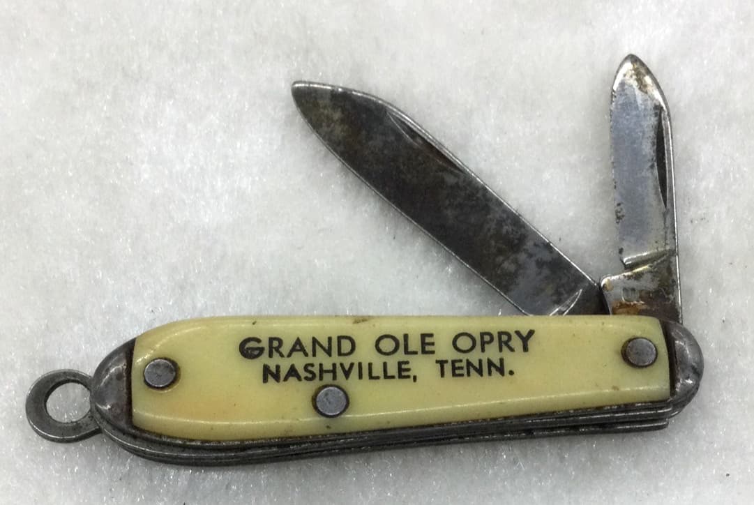 Vintage Grand Ole Opry Mini Pocket Knife/Watch Fob Made In USA, Rare 3