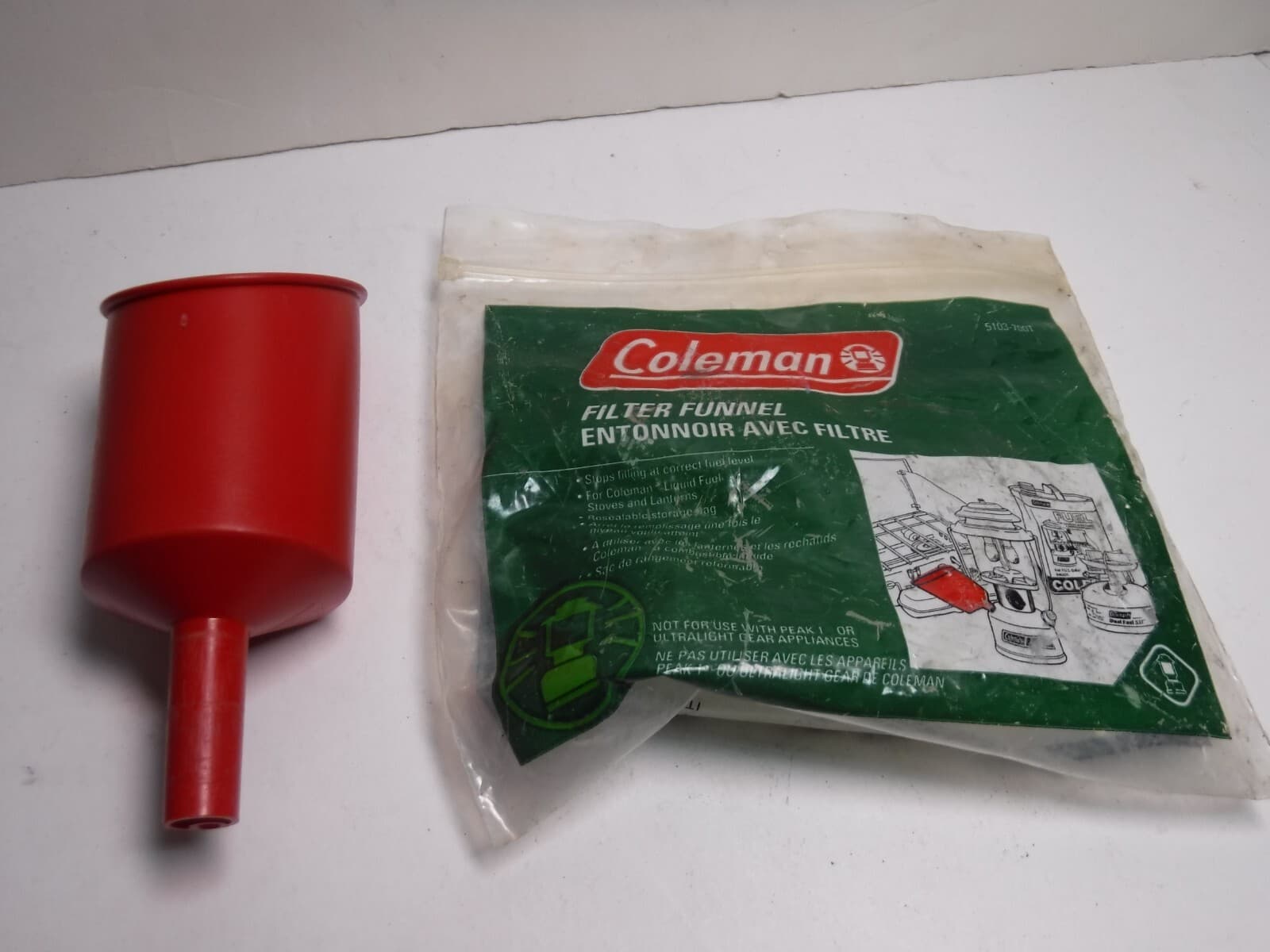 Coleman Filter Funnel for Liquid Fuel Lanterns & Stoves #5103-700T