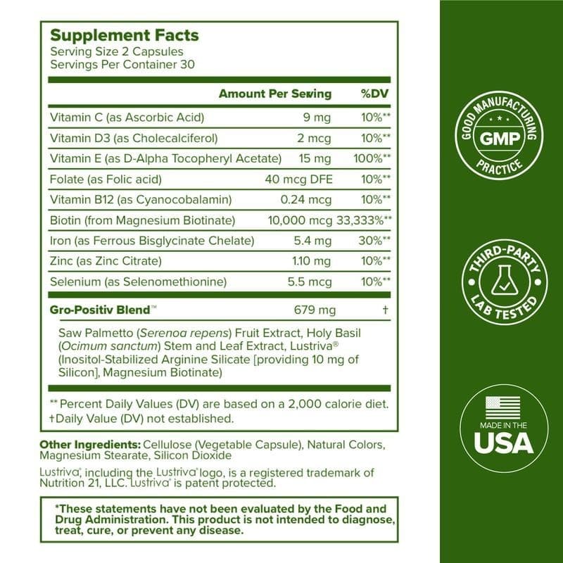 WILLO Hair Growth Support for Women - Supports Thicker, Fuller Hair & Healthy Ha 6