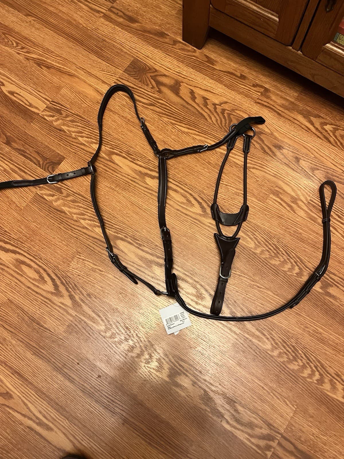 NWT Ovation brown 3 POINT bridge BREASTPLATE W/running