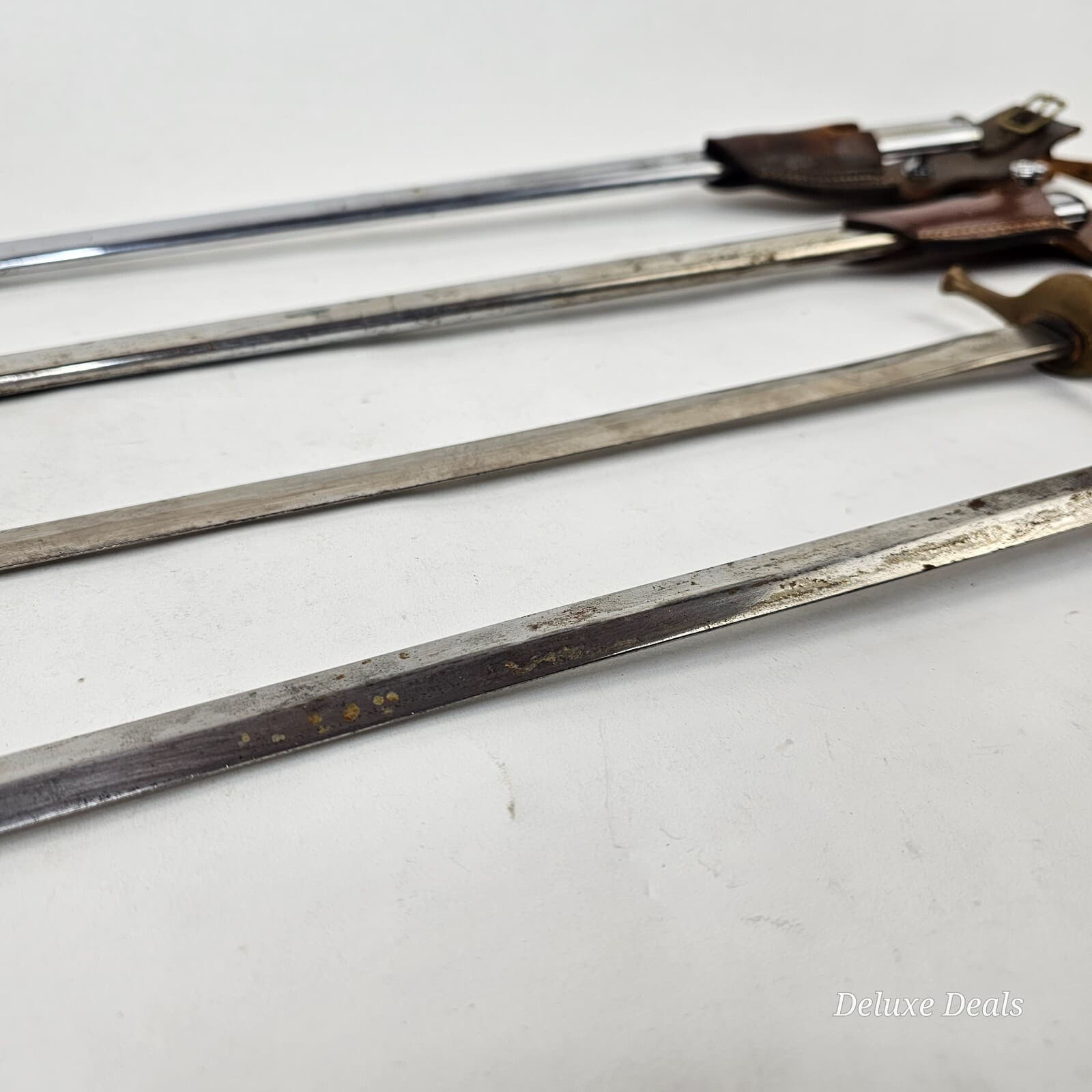 Pair of German Swords w/ Metal Scabbards, approx. 27" Long 5