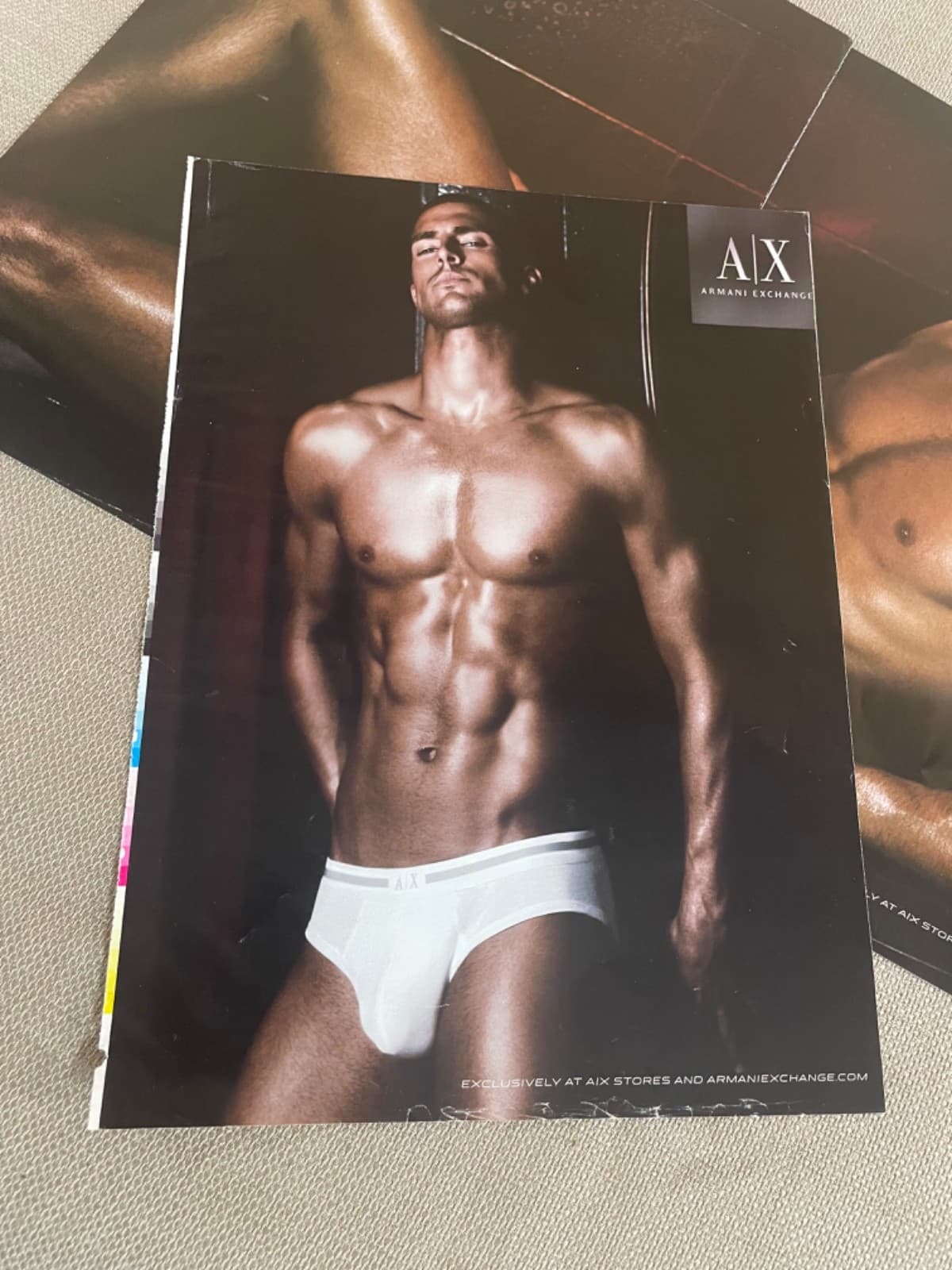 Armani Exchange Magazine Advertisement Ad Underwear ad 3 page 2007 2