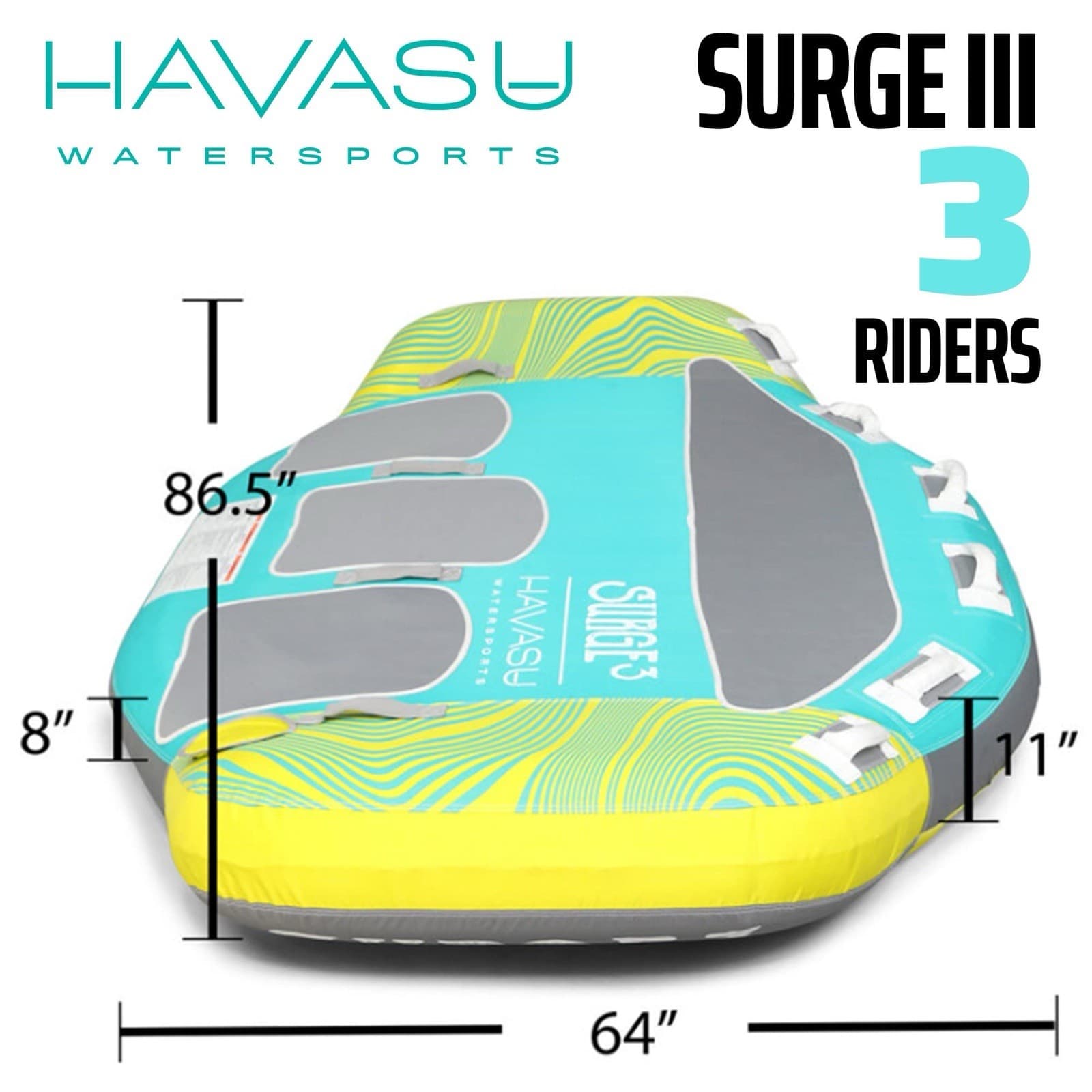 Inflatable 1-3 Person Towable Tubes For Boating Water Tubes For Boats To Pull 4