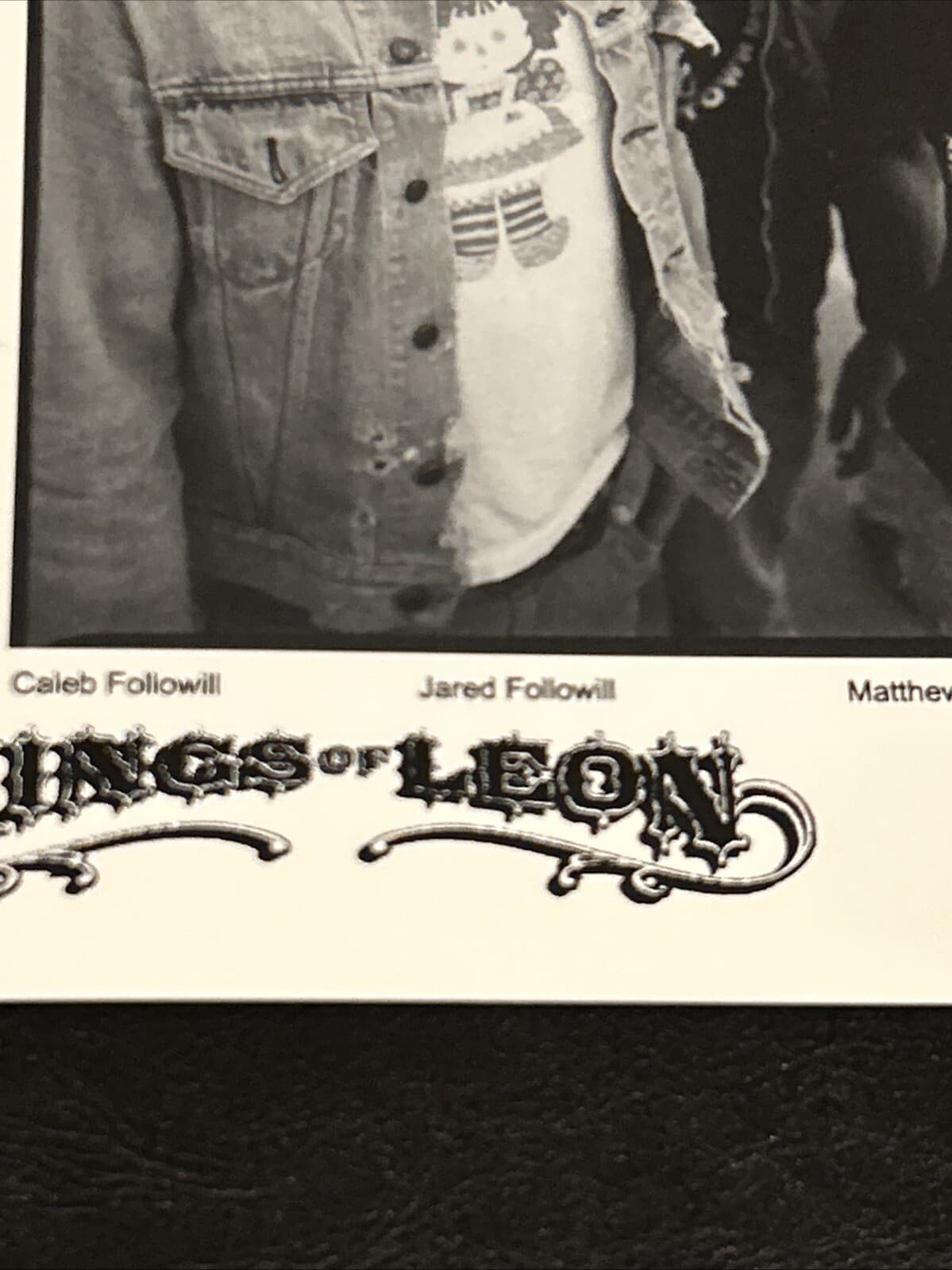 Original Press Photo KINGS OF LEON 8x10 RCA Records 4