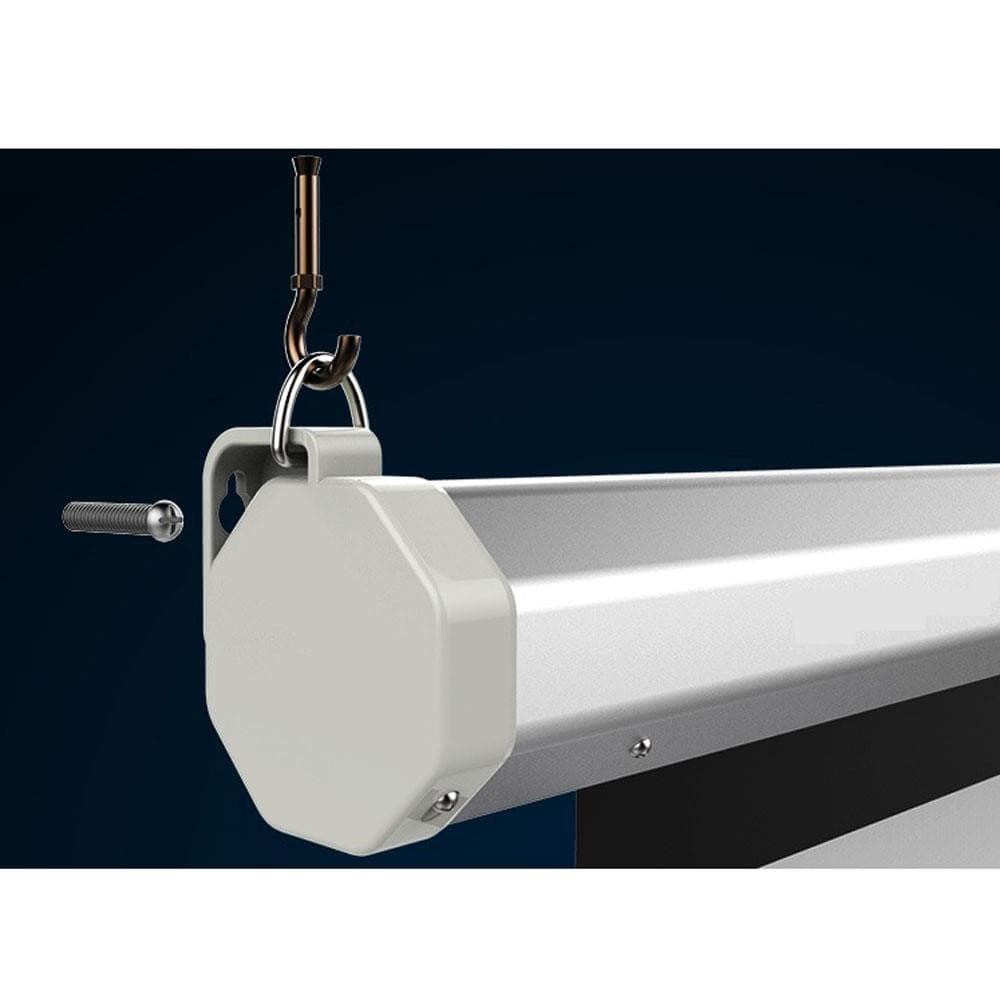 92" 16:9 HD 4K 3D Motorized Projector Screen Projection Remote Electronics New 3