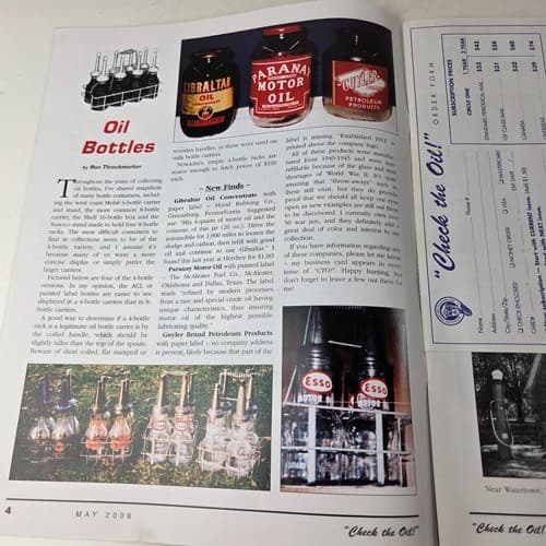 Original Gasoline Magazine for Porcelain Signs Lion Sign Sunoco Gas Station Ad! 4