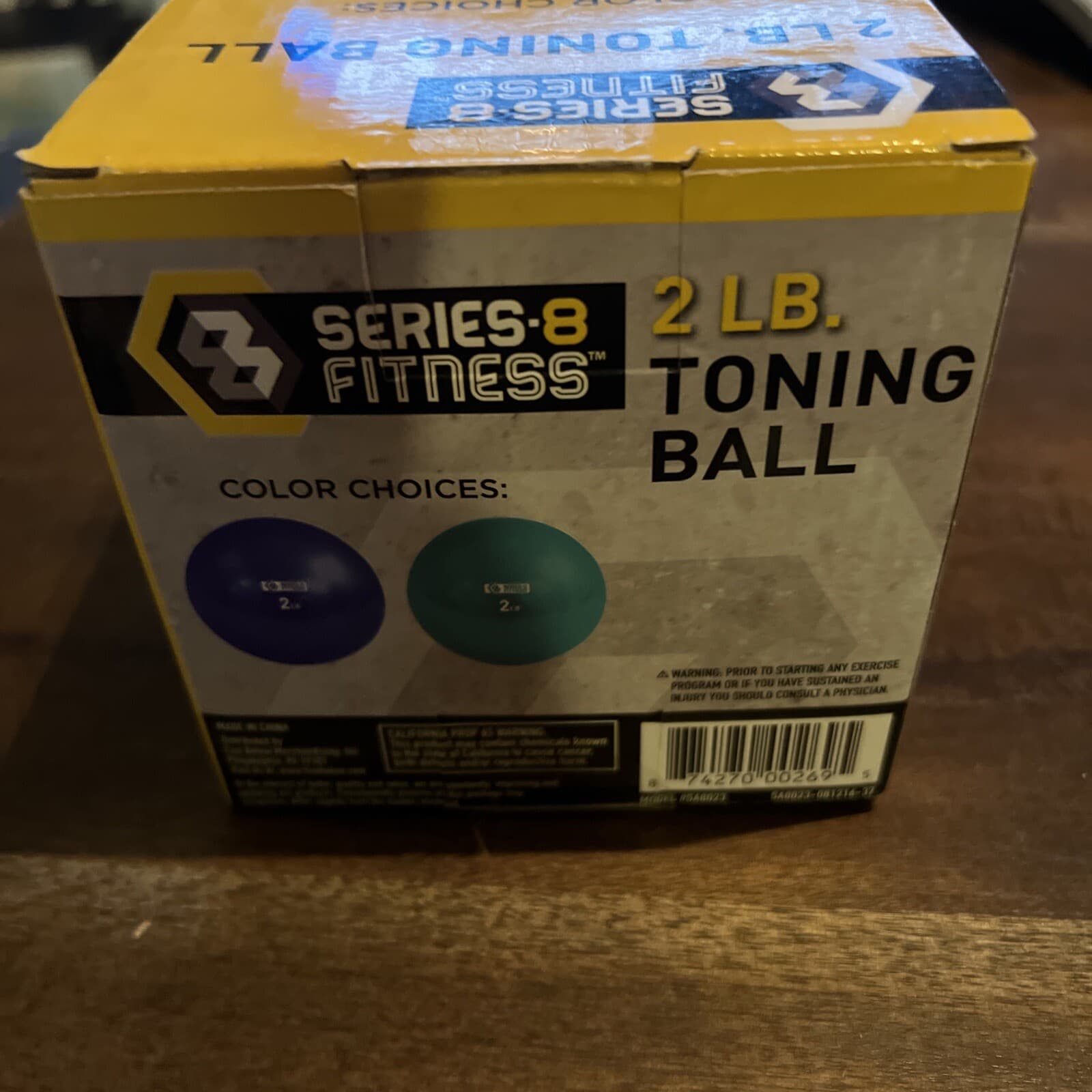Series 8 Fitness 2 lb Toning Ball Green Exercise Workout New In Box Strengthen 4