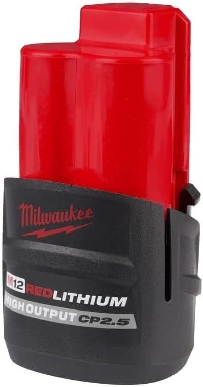 Milwaukee 48-11-2425 M12 2.5 Ah Battery Pack REDLITHIUM 12 Volt 2025 6
