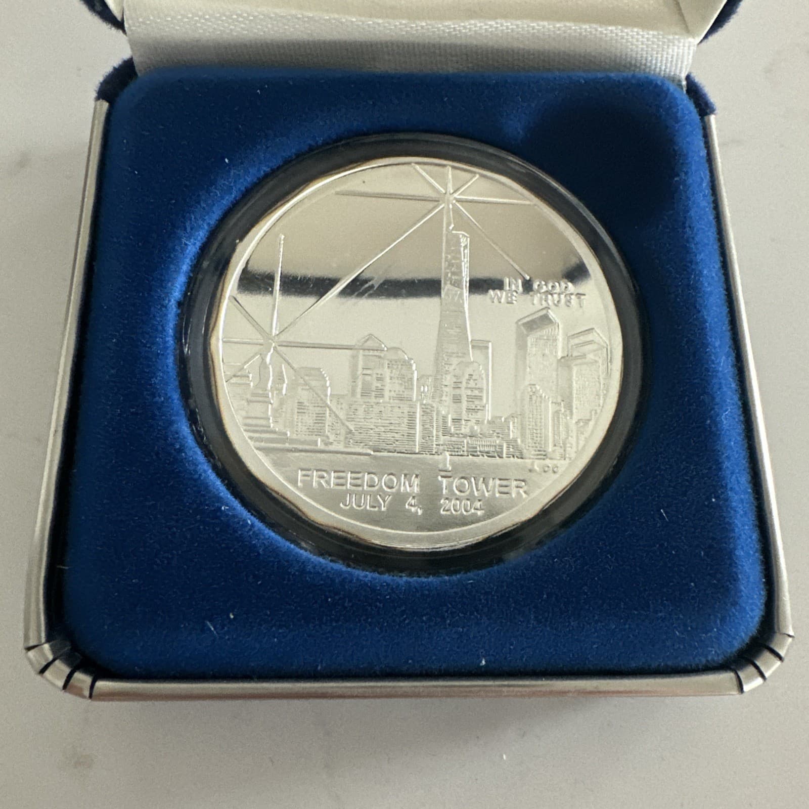 National Collector's Mint Freedom Tower 2004 July 4 One Dollar Silver Clad O-Box 5