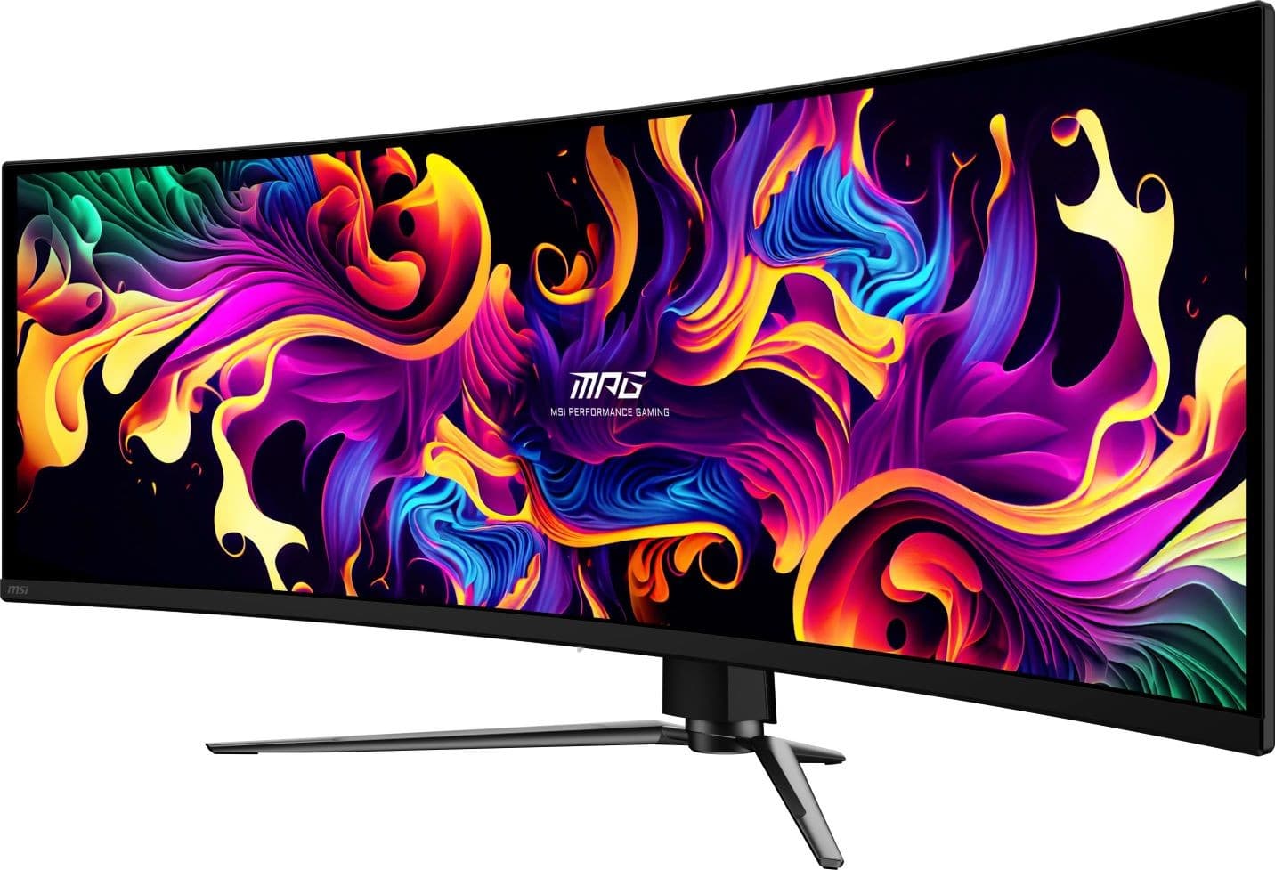 MSI MPG 491CQPS QD-OLED 49" DQHD Curved Gaming Monitor, 144Hz/0.03ms HDR 400 3