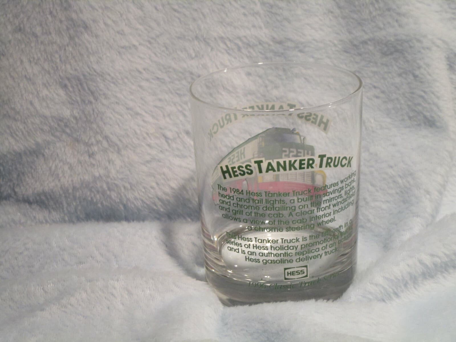 Hess Tanker Truck Cocktail Glass  2