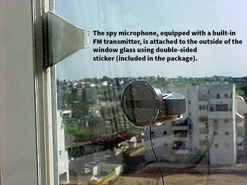 Mini Spy Audio Rf Signal Bug , Wireless Listening Through Glass/Wall Up To 300m 2