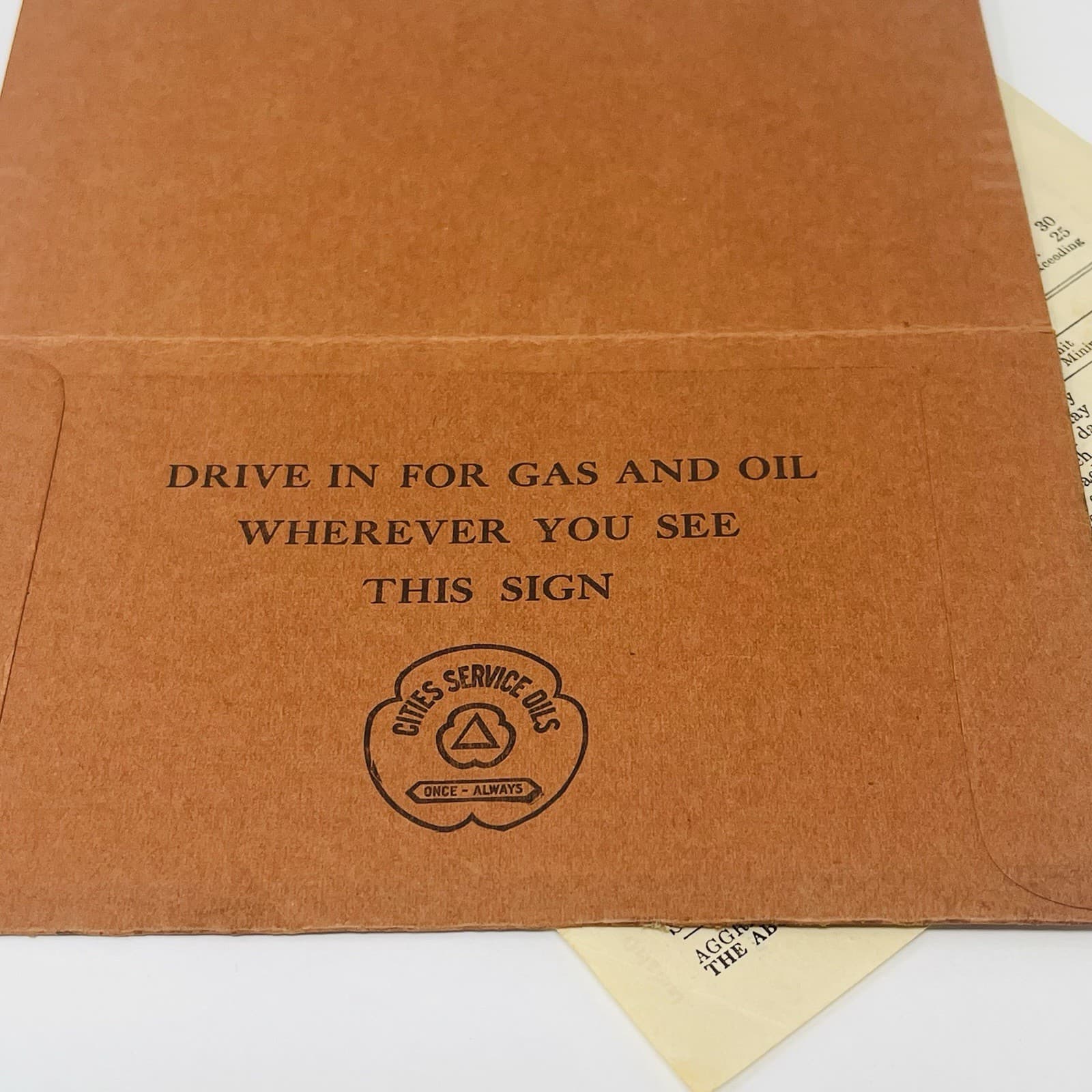 1937 Winona Minnesota Individual Fishing License Wallet Cities Service Oil 6