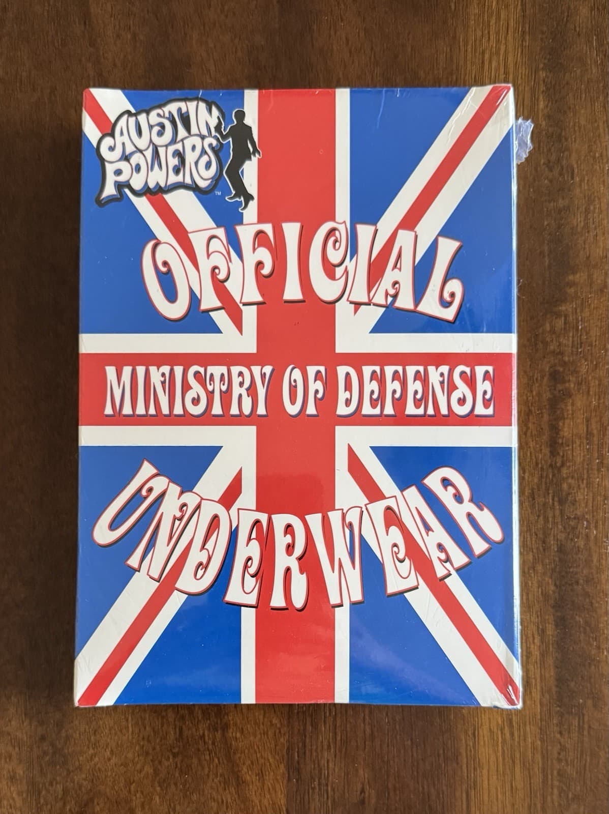 Official Austin Powers Underwear Ministry Of Defense Medium 1999 NIB Sealed Rare