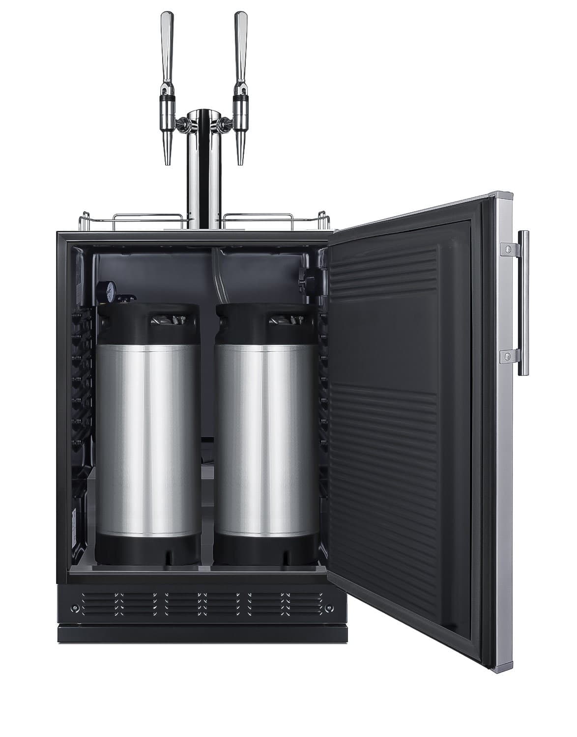 Summit SBC7BRNCF2 24"W 5.3 Cu. Ft. - Stainless Steel 6