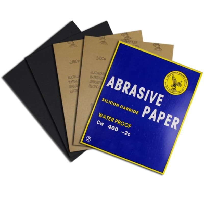 2000 Grit Silicon Wet/Dry Sandpaper 9 x 11 in Sheets Lot of  10 Units 2