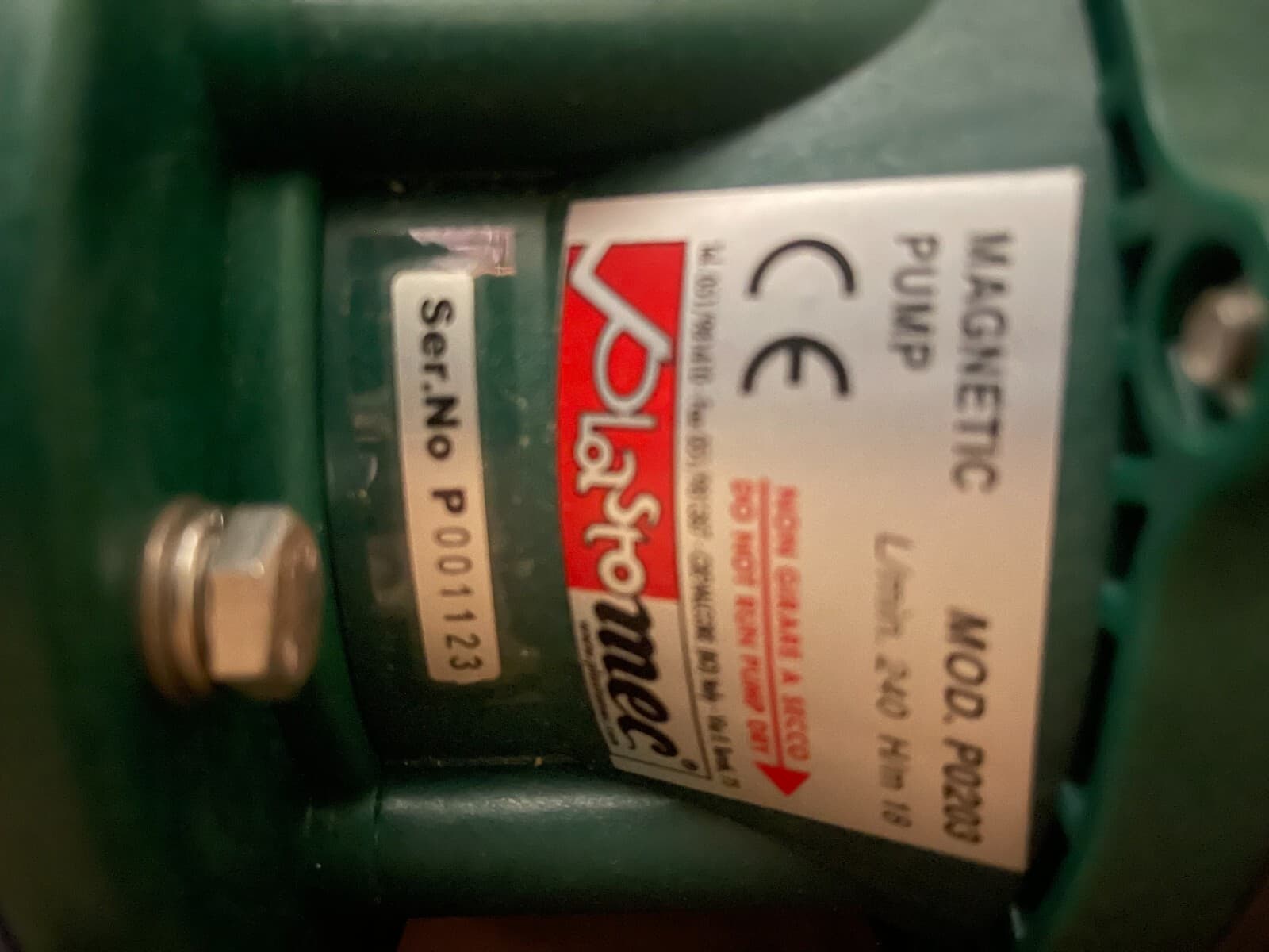 Plastomec  Magnetic Drive Pump P0203   Plasto Mec Chemical 2