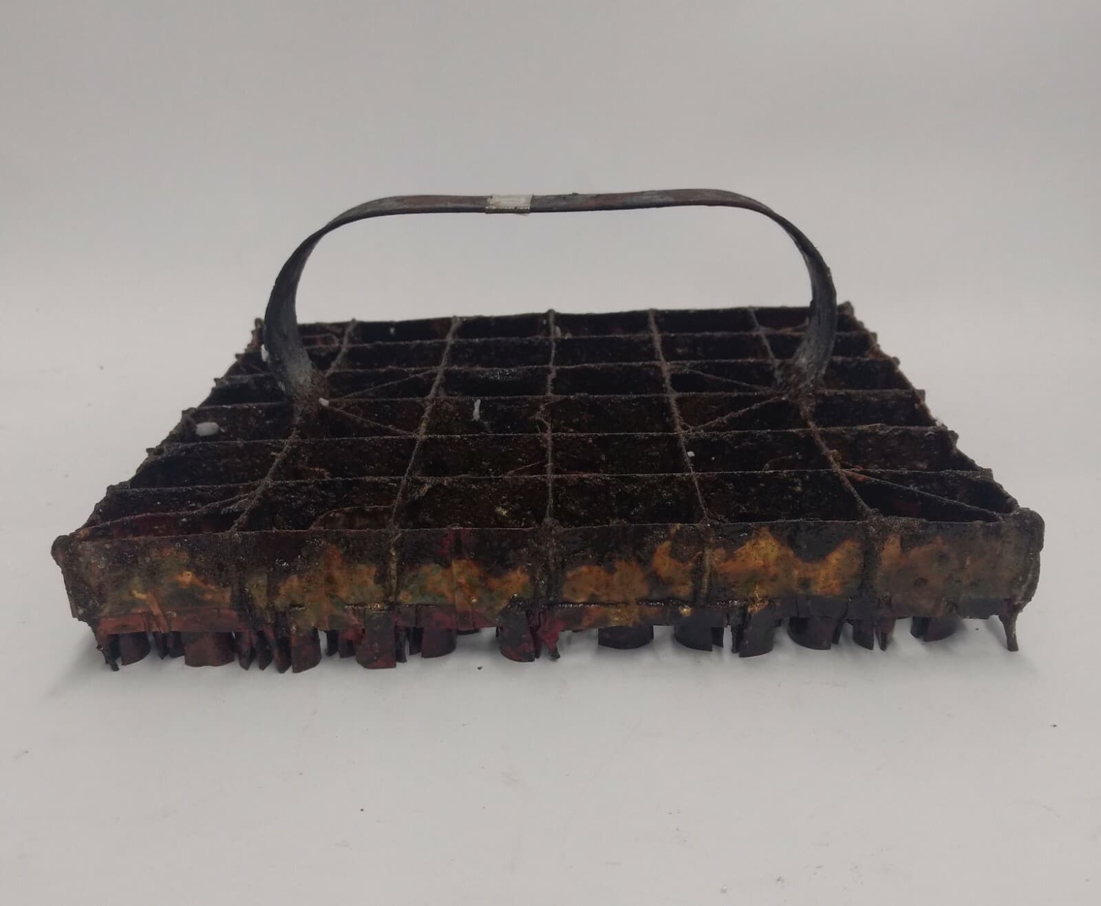 Copper Tjap Cap Chop Stamp Block Artisan Batik Deer 8.5" x 8.5" Handmade 2