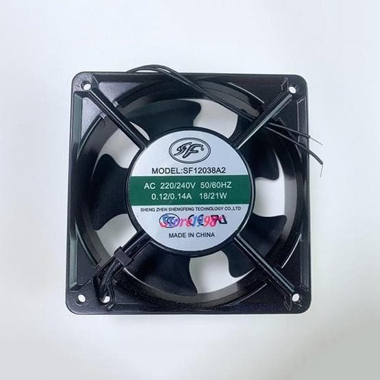1 Pc. New SF SF12038A2 Cooling Fan 12038 AC220/240V 0.12/0.14A 18/21W 12CM 2Pin