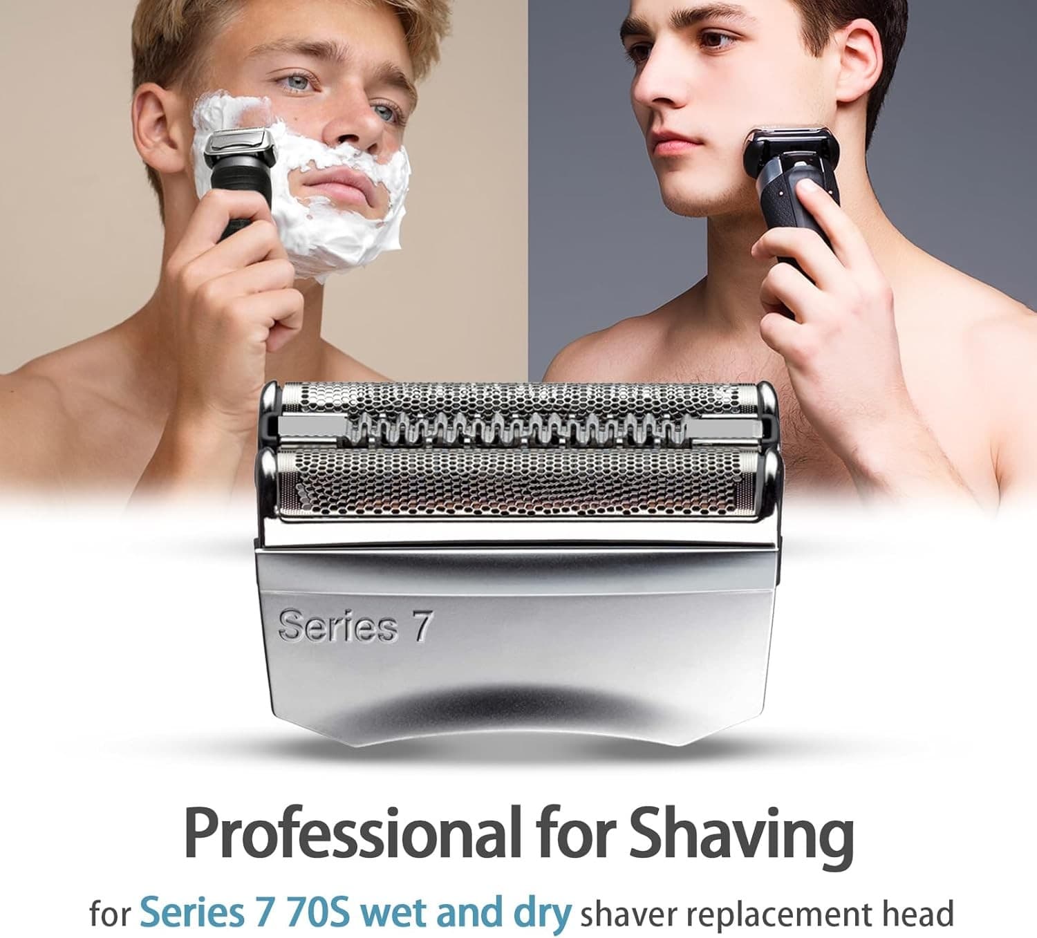 70S Replacement Foil & Cutter Shaver Razor Head For Braun Series 7 790cc Shaver 4