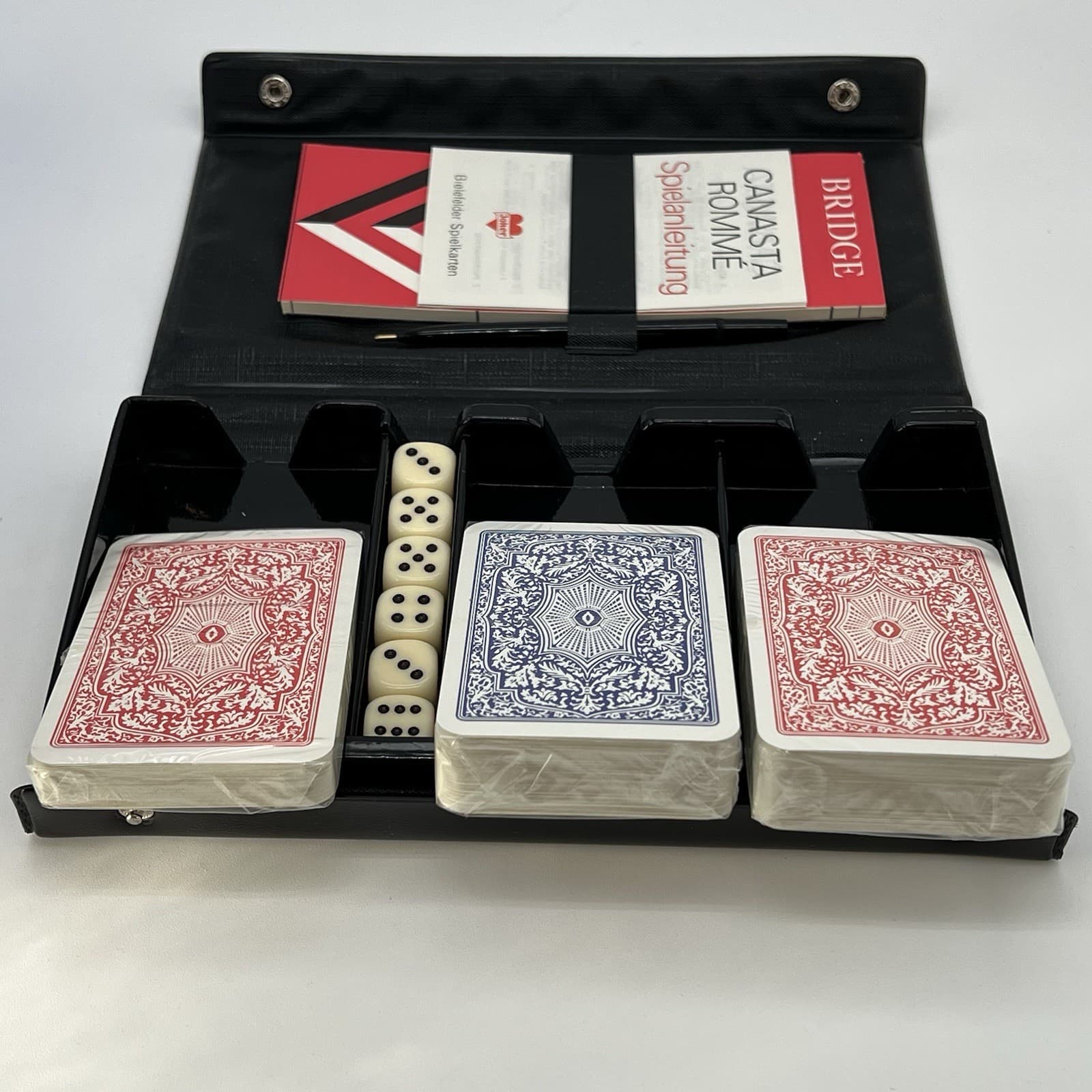 Vtg Joker Bielefelder Spielkarten Romme Canasta Bridge Card Game Set ~ In German 3