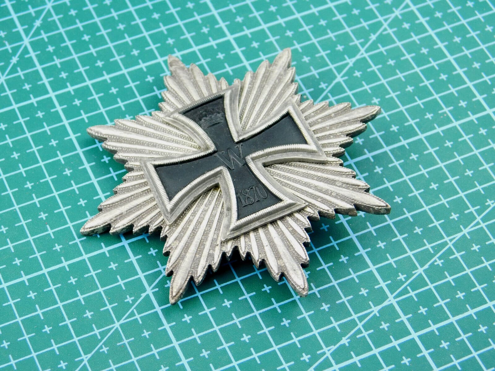 3838 WW1 1870 IMPERIAL GERMANY IRON CROSS BLÜCHESTAR BLÜCHERSTERN MEDAL BADGE 2