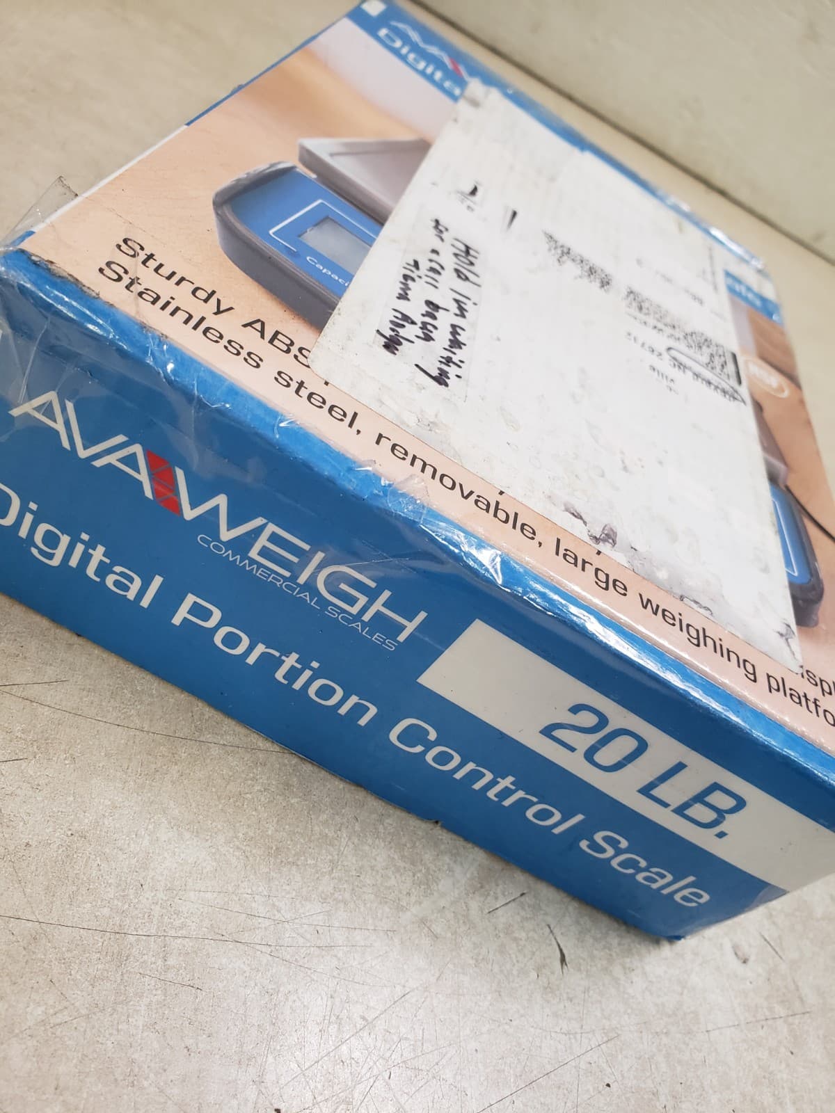 AvaTek 20 lb. Compact Digital Portion Control Scale 334PC20 2