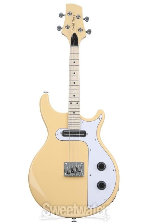 Gold Tone GME-4 4-string Solidbody Mandolin - Cream 3