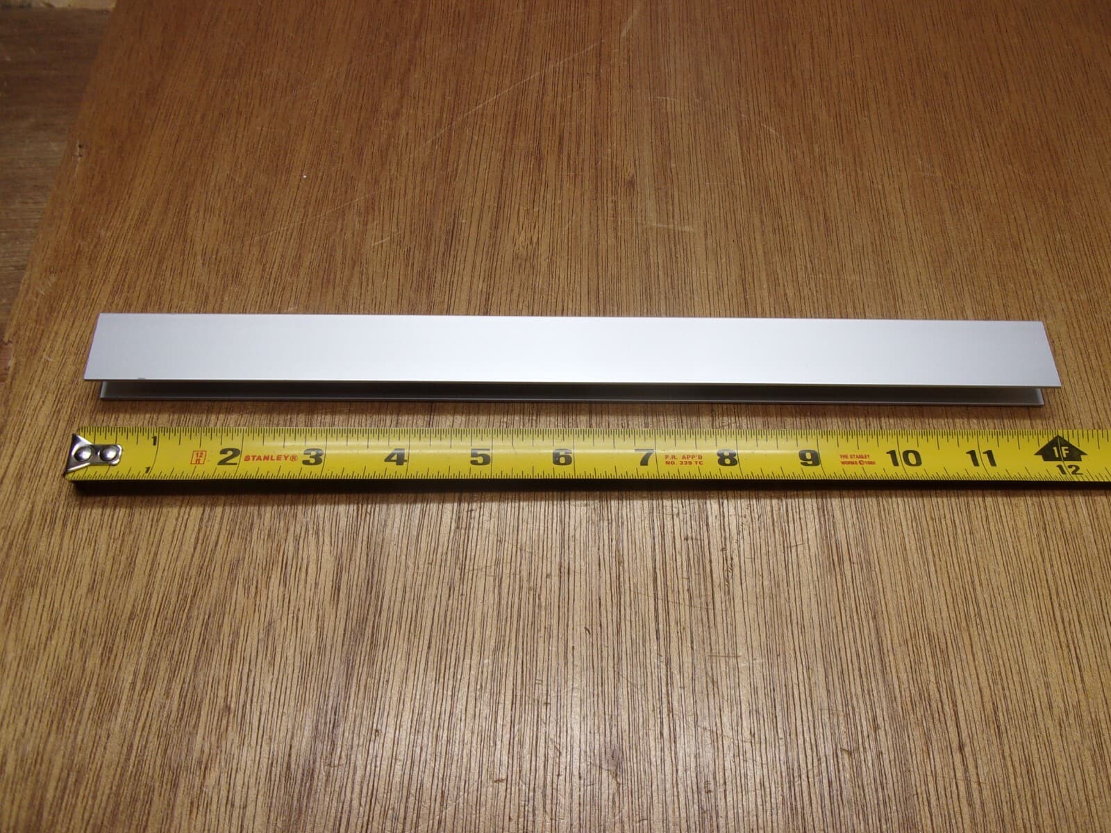 1/2" Base X 1" Leg X 12" 6063 Aluminum U Channel .062" Wall Square Corner USA 4