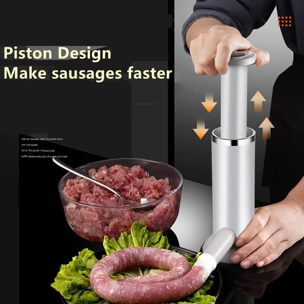Sausage Stuffer Meatball Maker - 2 in 1 Vertical Sausage Maker Machine Sausag... 3