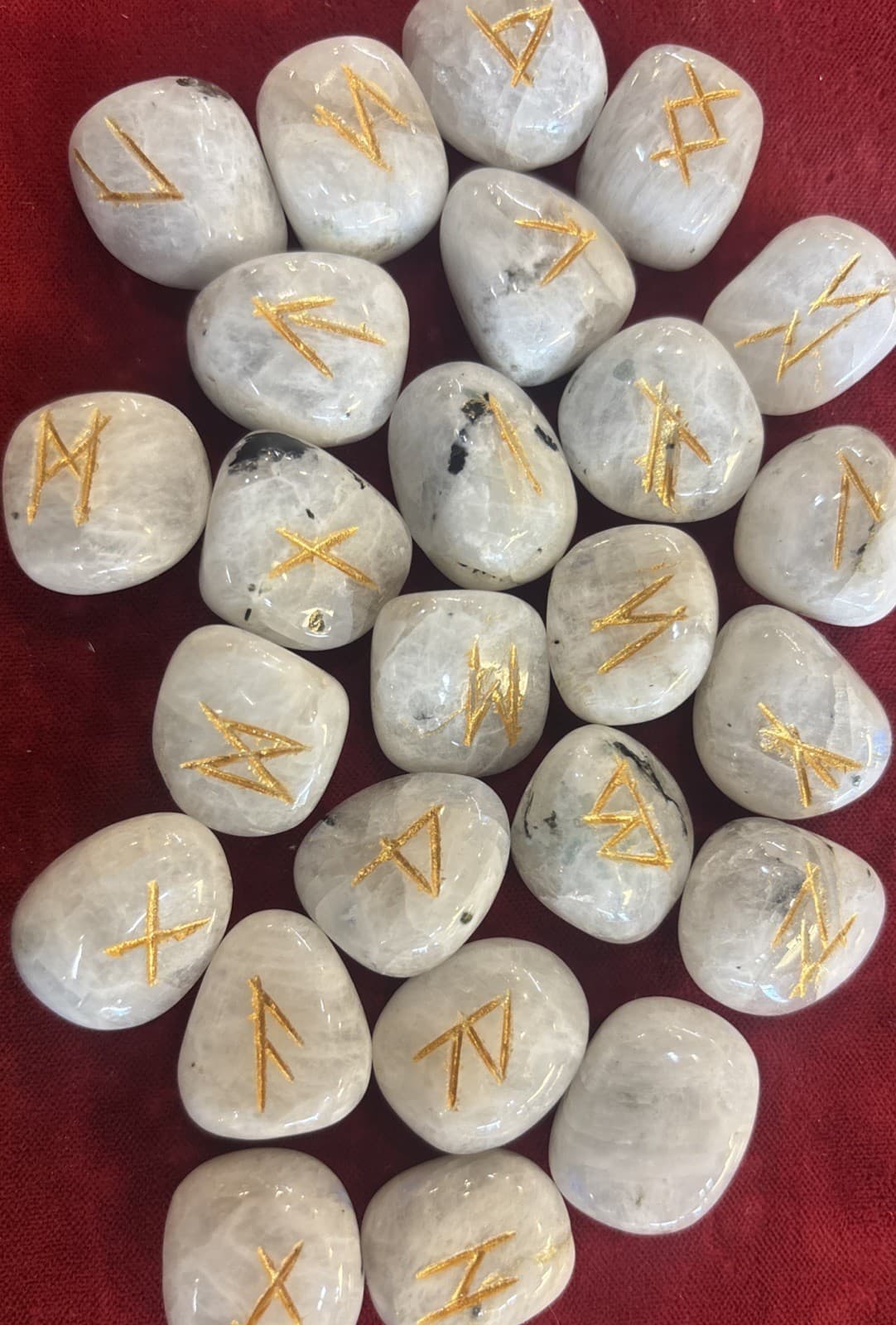 Full set Rainbow Moonstone runes 25 pieces 2