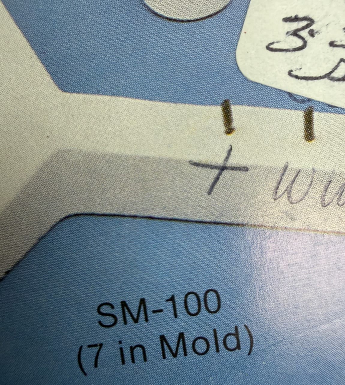 VINTAGE CRAMER CERAMIC MOLD #SM-100 KILN STILTS 2