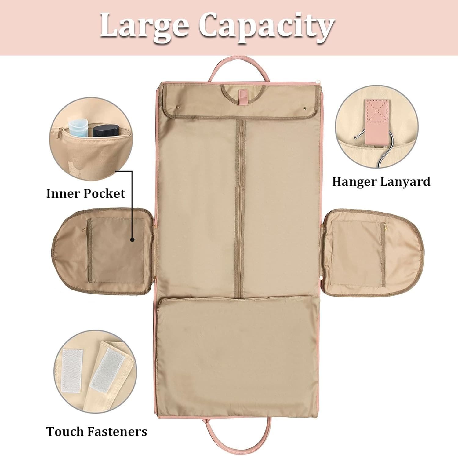 Garment Duffle Bags for Travel, Convertible Cloth Luxe Mega Bag with Shoe Pou... 5