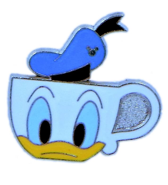 Donald Duck Tea Cup Kitchen Essentials Individual Disney Park Trading Pin ~ New