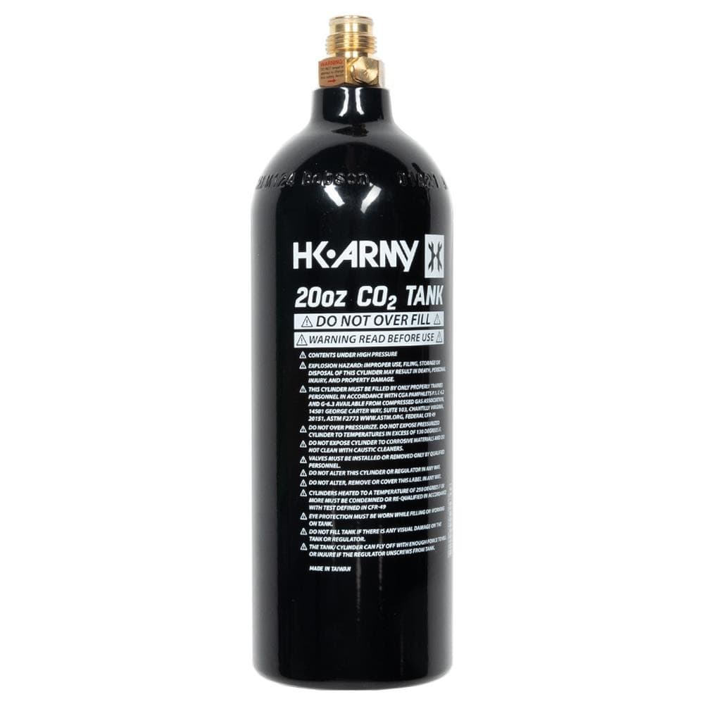 CLEARANCE HK Army 20oz Aluminum CO2 Paintball Tank - Black - 2024 Hydro 4