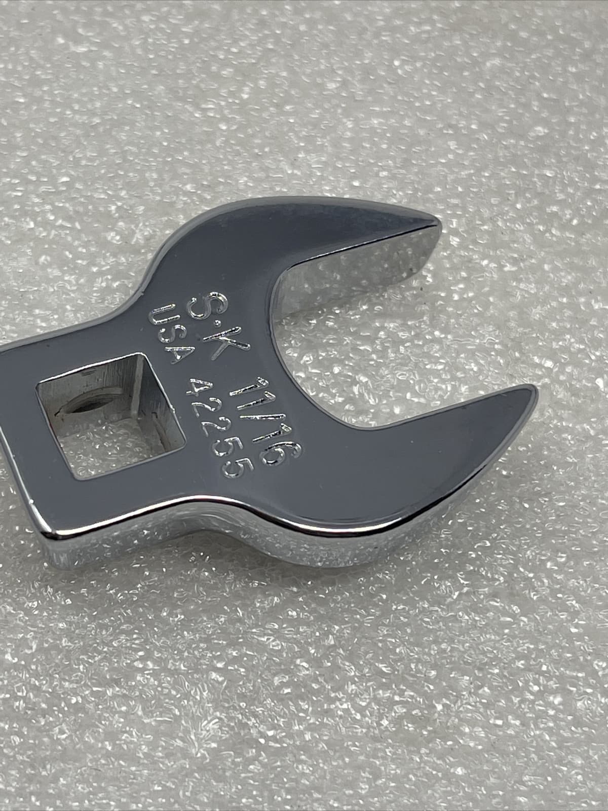SK TOOLS 42255 Chrome Crowfoot Wrench, 3/8” Drive SAE, 11/16” 3