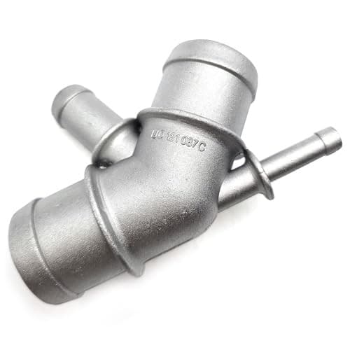 New Upper Radiator Cooling Coolant Cast Aluminum Water Distribution Pipe Hose  4