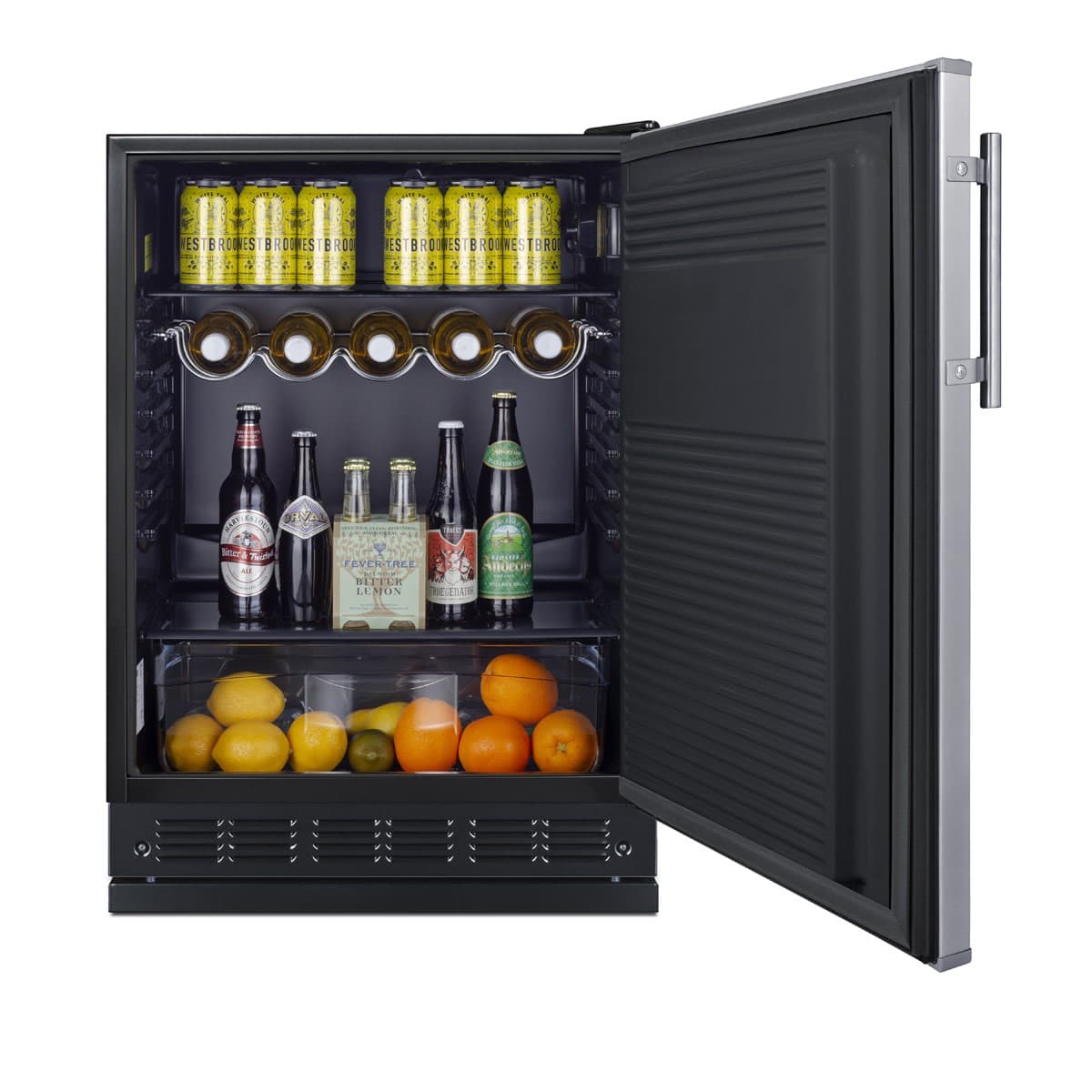 Summit SBC7BRNCF2 24"W 5.3 Cu. Ft. - Stainless Steel 2