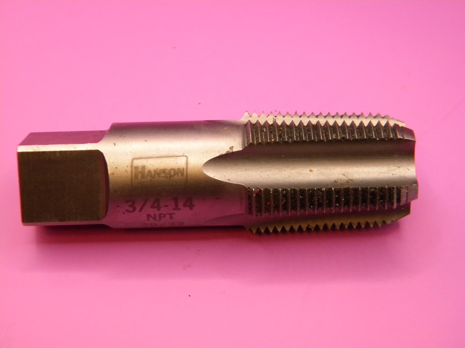 NEW Hanson Whitney 3/4-14 NPT Pipe Tap, 5 Flute, HS., EX-6 USE 13/32 DRILL 3