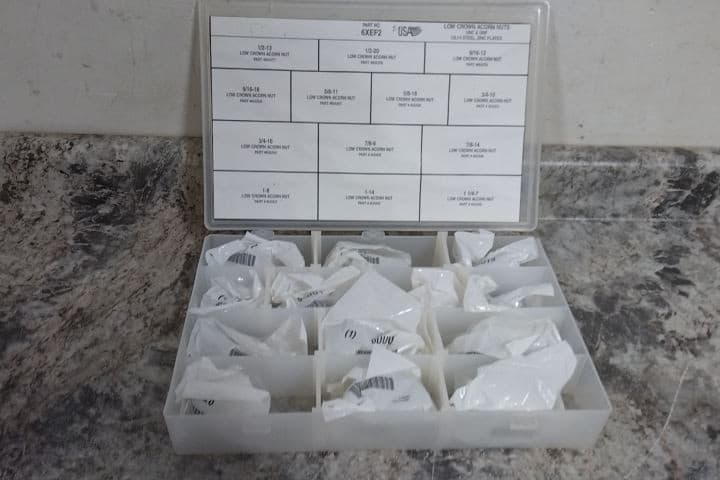 Brand Name CT107 21 Pc Steel Acorn Nut Assortment (BW) 2