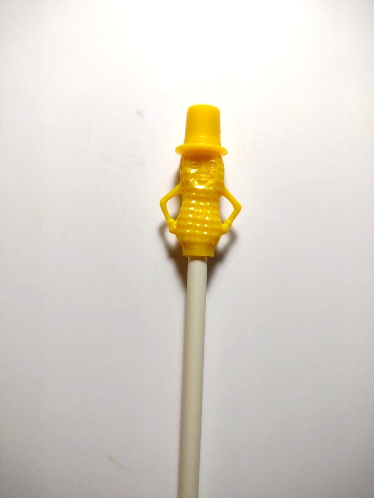 Peanut Vintage Yellow Drinking Straw 1950s Planters Peanuts Mid Century Promo 3