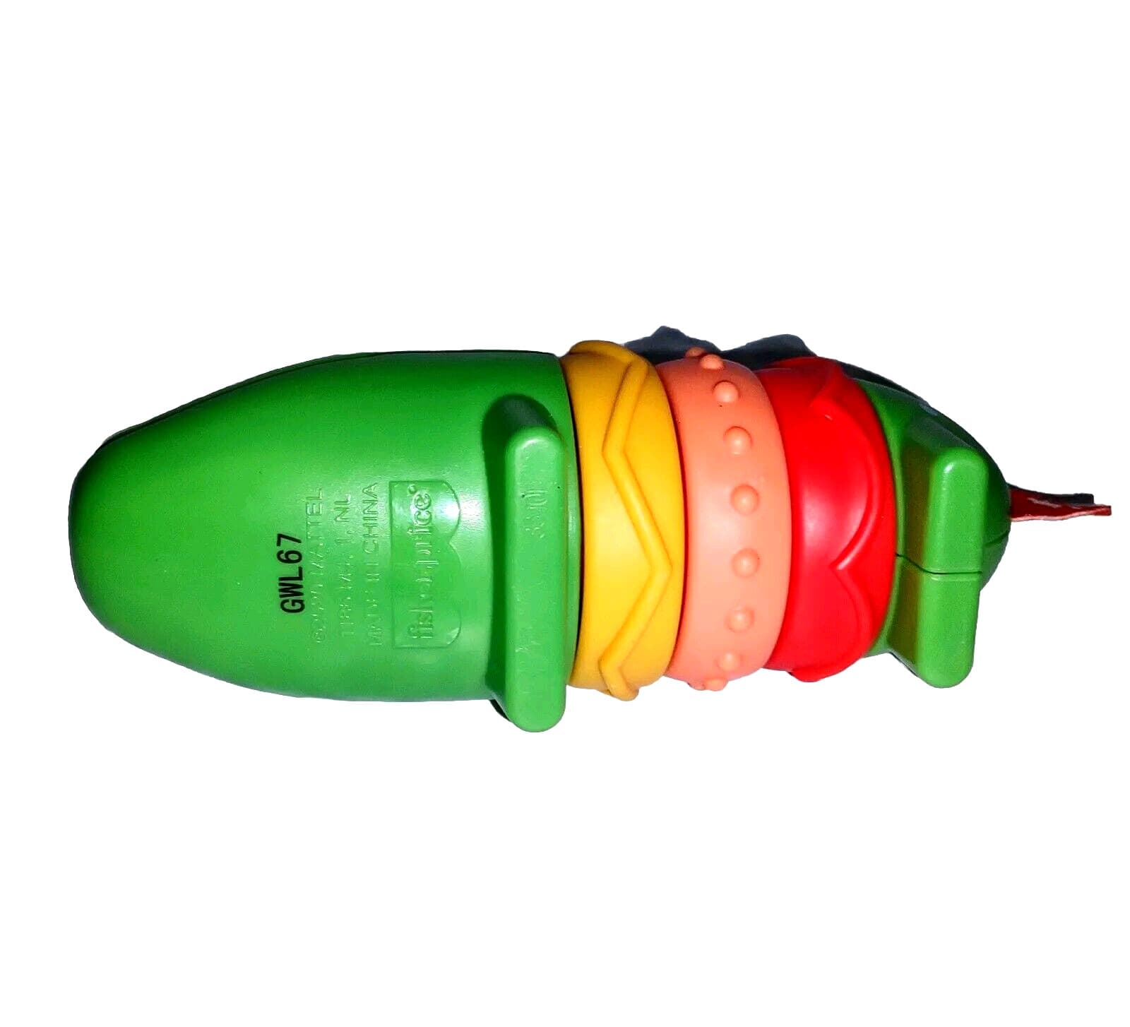 Fisher Price Clicker ALLIGATOR Rattle Green 2020 Develops Motor Skills 5.5in 5